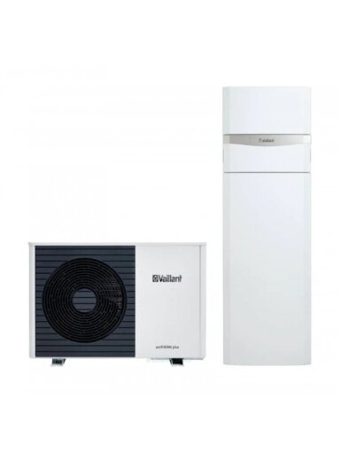 Šilumos siurblys oras/vanduo Vaillant aroTHERM VWL 125/5 AS + VWL 128/5 IS MB3 (188l), R410A, 400V