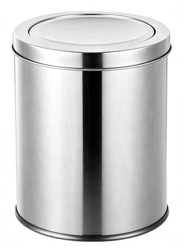 Šiukšlių dėžė AVARD-5L nerūdijančio plieno chromas