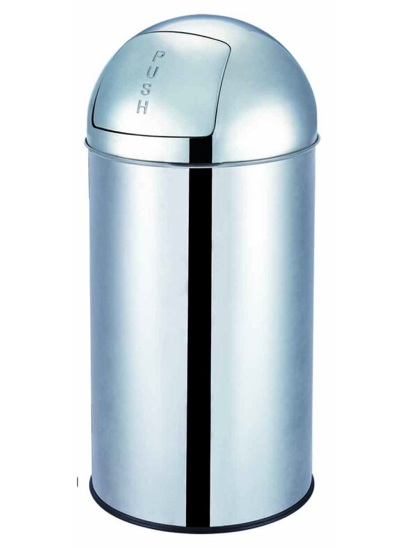 Šiukšlių dėžė SOLO-50L nerūdijančio plieno chromas Šiukšlių dėžė SOLO-50L nerūdijančio plieno chromas