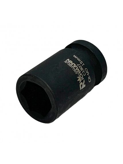 Smūginė galvutė 15 mm 1/2" trumpa Smūginė galvutė 15 mm 1/2" trumpa