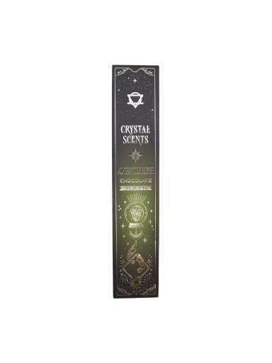 Šokolado Aromato Natūralūs smilkalai su Avantiurino kristalais Crystal Scents