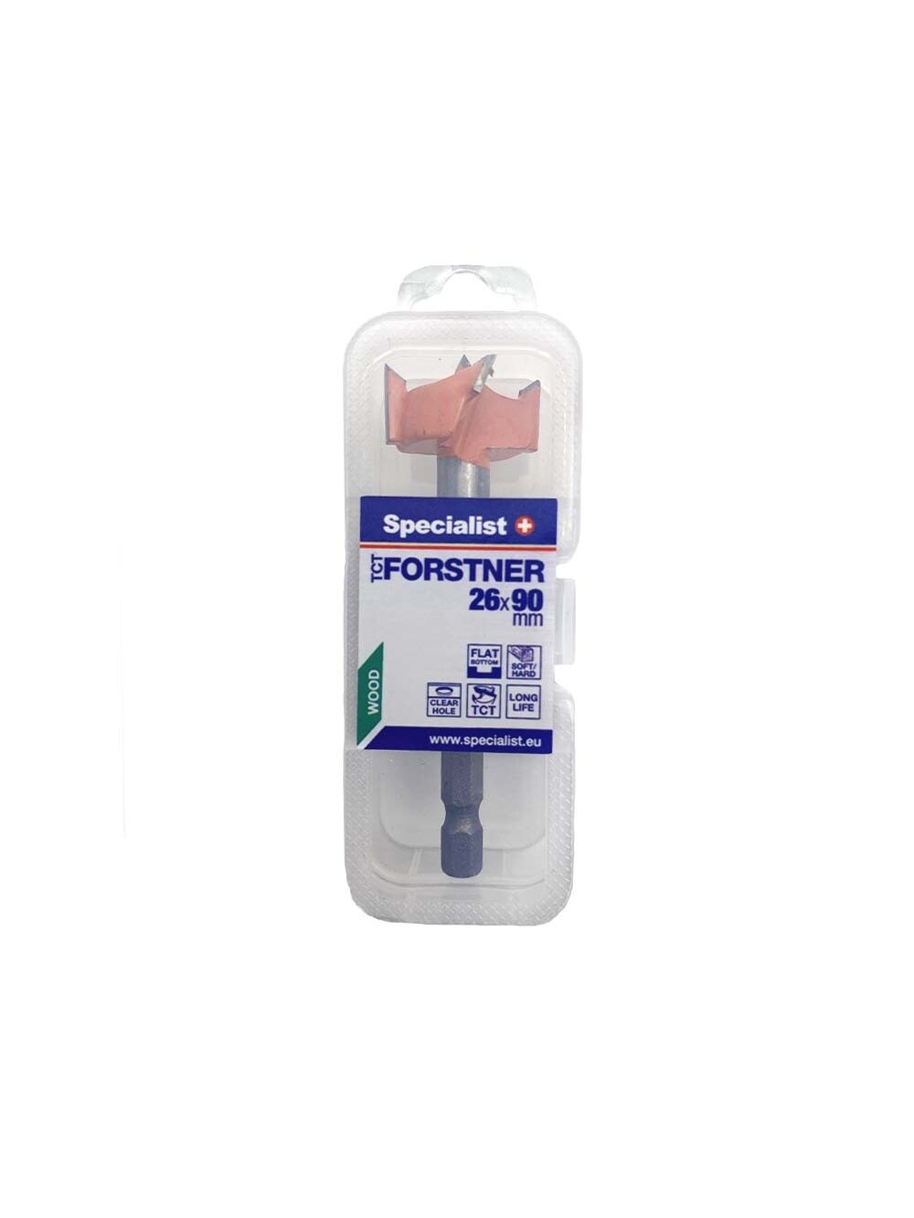 SPECIALIST+ freza FORSTNER, 26 x 90 mm