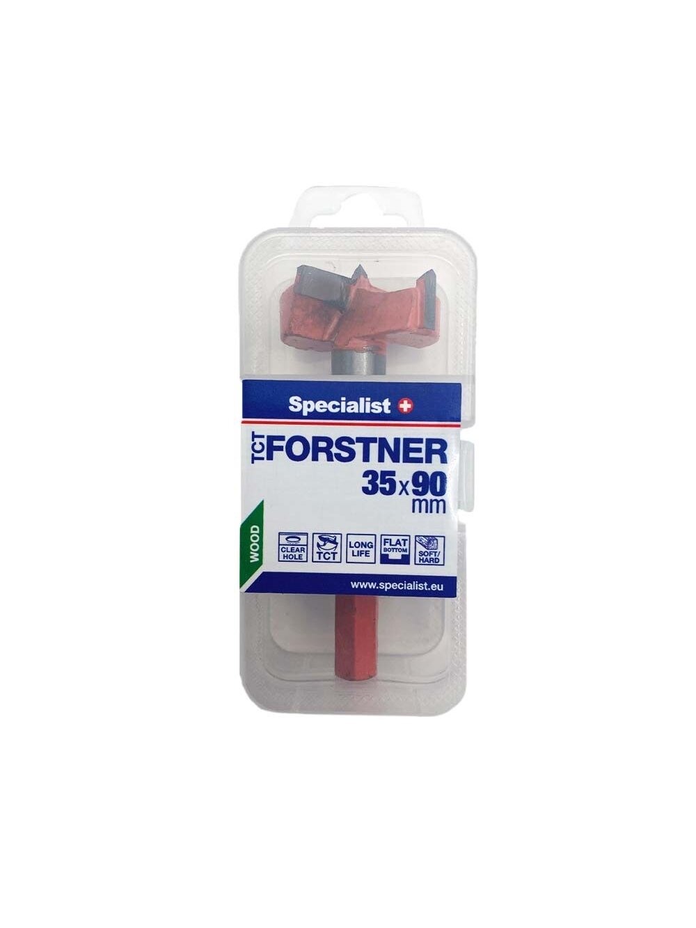 SPECIALIST+ freza FORSTNER, 35 x 90 mm