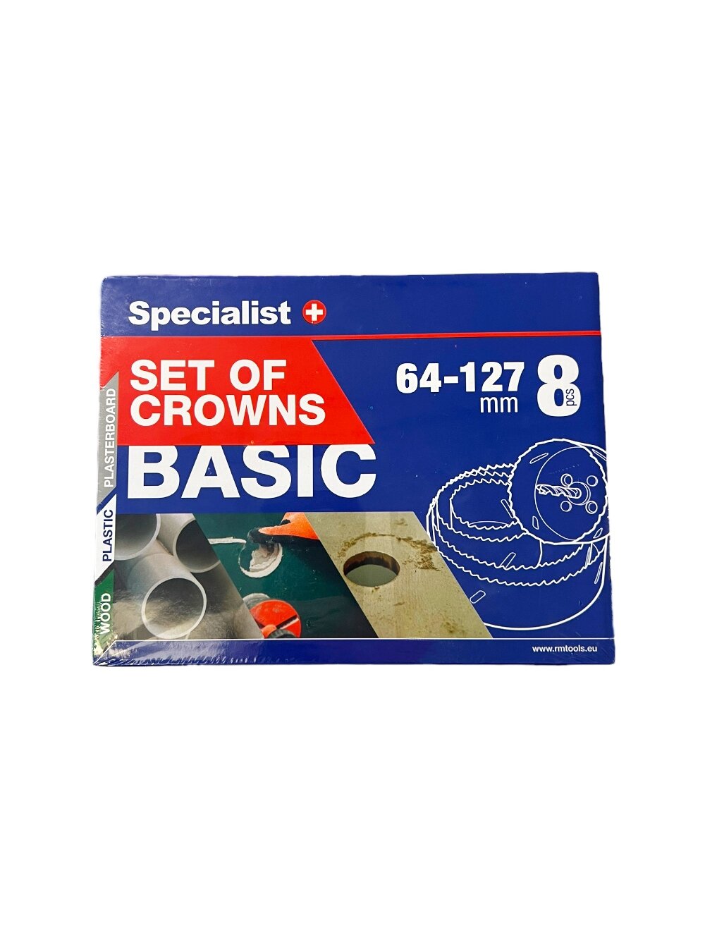 SPECIALIST+ gręžimo karūnų rinkinys, 8 vnt.