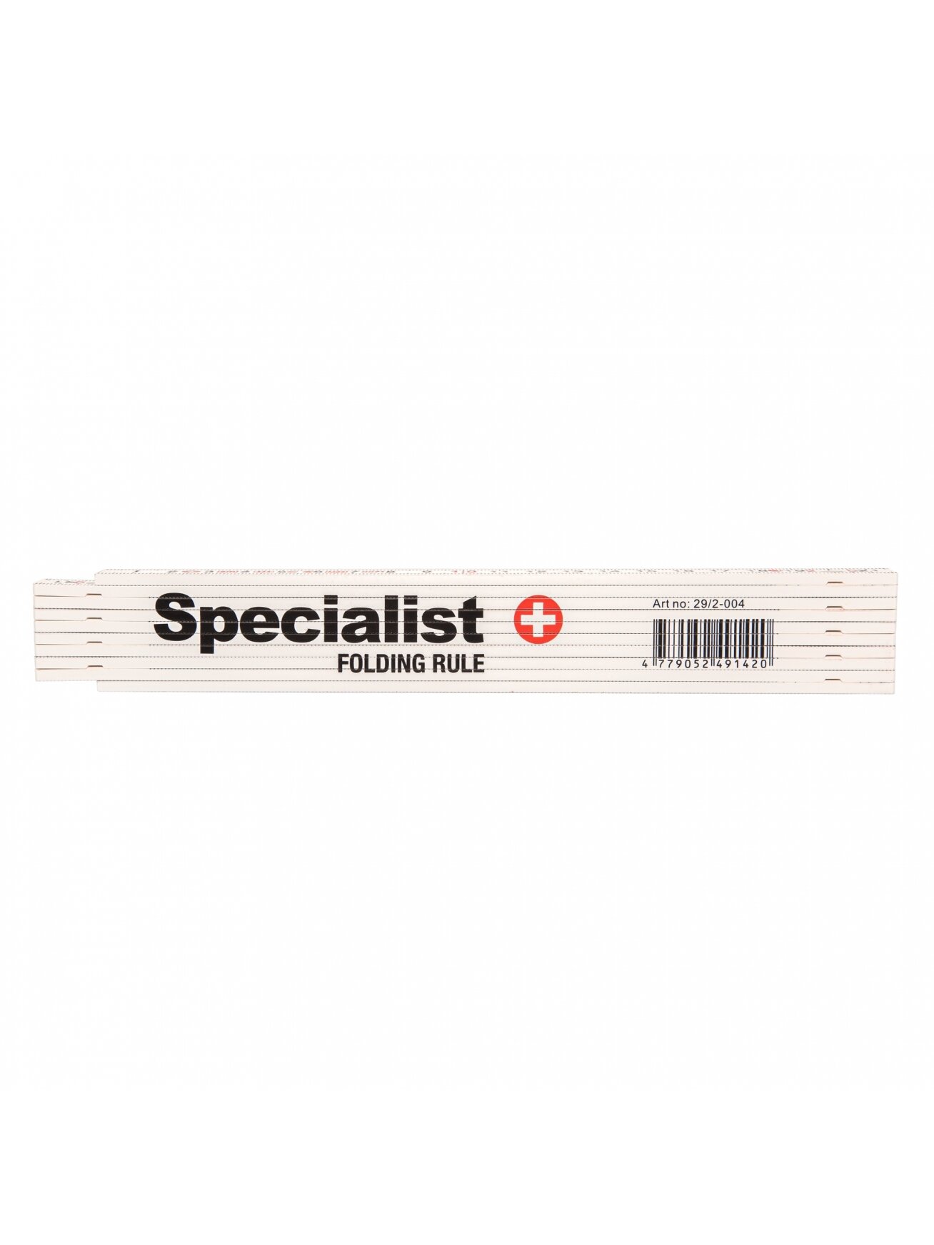 SPECIALIST+ sulankstomas plastikinis metras, 2 m SPECIALIST+ sulankstomas plastikinis metras, 2 m