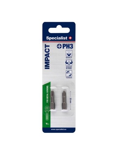 SPECIALIST+ antgalis PH3, 2 vnt.