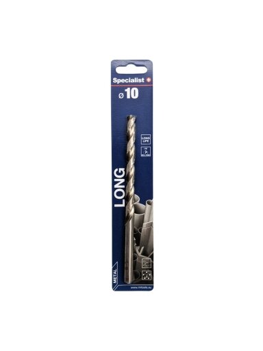 SPECIALIST+ metalo grąžtas LONG DIN340, 10 x 115 mm