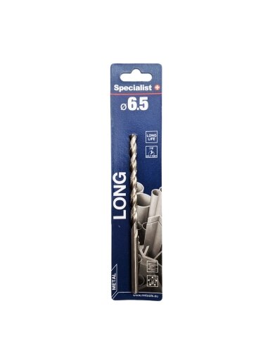 SPECIALIST+ metalo grąžtas LONG DIN340, 6.5 x 95 mm