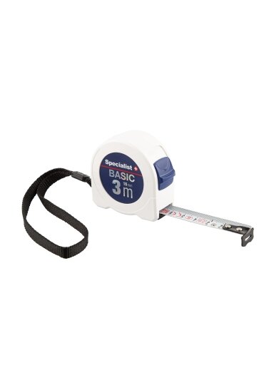 SPECIALIST+ ruletė BASIC 3 m, 16 mm
