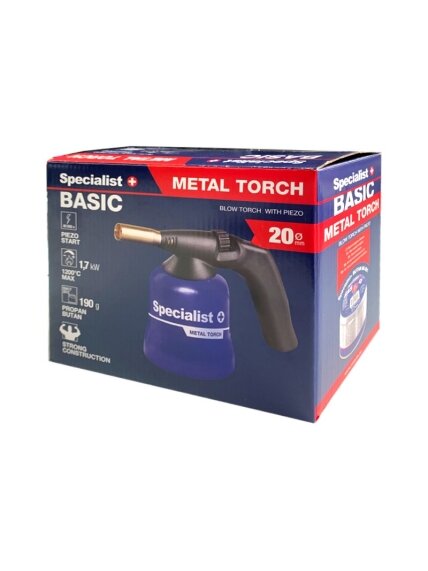 SPECIALIST+ degiklis su metaliniu korp., 190g. dujoms 3 SPECIALIST+ degiklis su metaliniu korp., 190g. dujoms 3