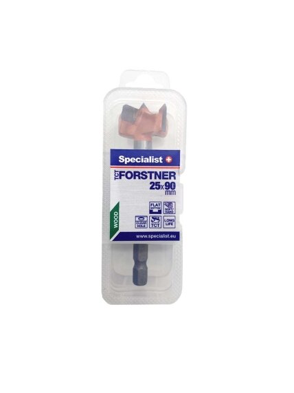 SPECIALIST+ freza FORSTNER, 25 x 90 mm SPECIALIST+ freza FORSTNER, 25 x 90 mm