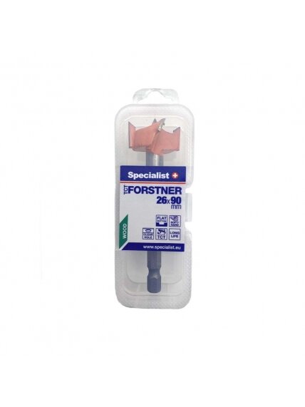 SPECIALIST+ freza FORSTNER, 26 x 90 mm