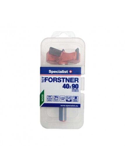 SPECIALIST+ freza FORSTNER, 40 x 90mm