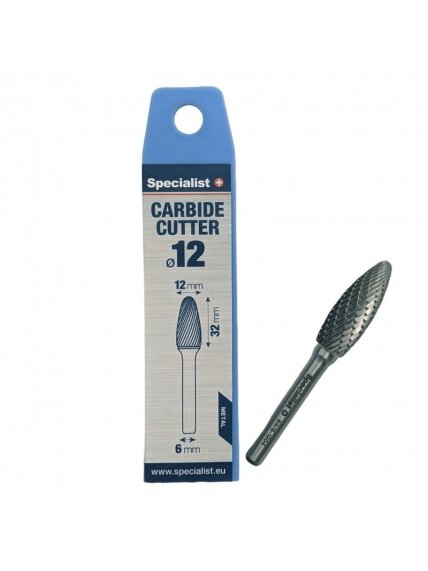 SPECIALIST+ kietmetalio freza FLH, 12x32x6 mm