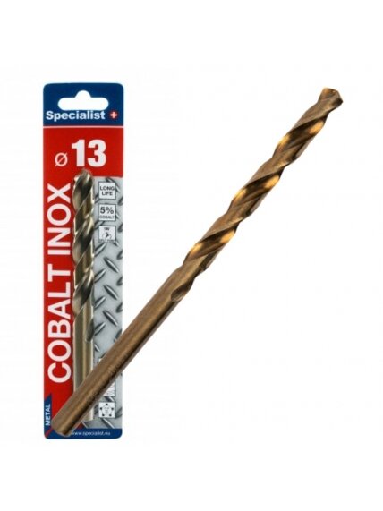 SPECIALIST+ metalo grąžtas COBALT, 13 mm SPECIALIST+ metalo grąžtas COBALT, 13 mm