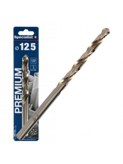 SPECIALIST+ metalo grąžtas PREMIUM, 12.5 mm SPECIALIST+ metalo grąžtas PREMIUM, 12.5 mm