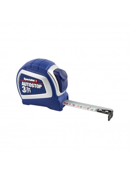 SPECIALIST+ ruletė AUTOSTOP 3 m, 16 mm SPECIALIST+ ruletė AUTOSTOP 3 m, 16 mm