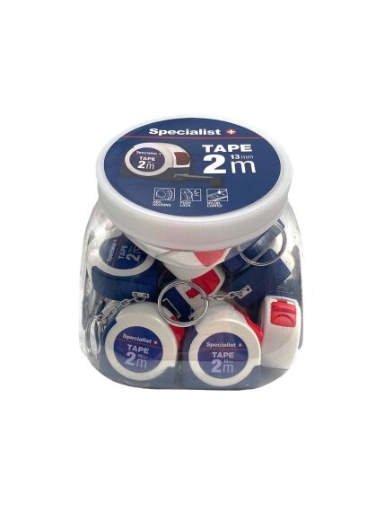 SPECIALIST+ ruletė TAPE 2 m, 13 mm 2