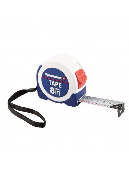 SPECIALIST+ ruletė TAPE 8 m, 25 mm SPECIALIST+ ruletė TAPE 8 m, 25 mm