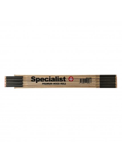 SPECIALIST+ sulankstomas medinis metras, 2 m
