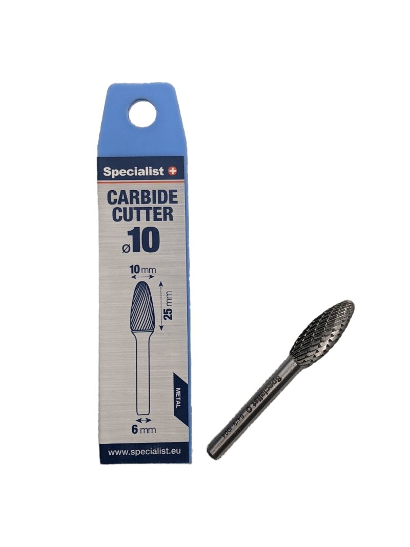 SPECIALIST+ kietmetalio freza FLH, 10x25x6 mm SPECIALIST+ kietmetalio freza FLH, 10x25x6 mm