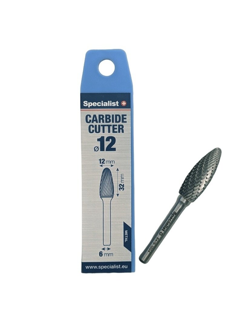SPECIALIST+ kietmetalio freza FLH, 12x32x6 mm