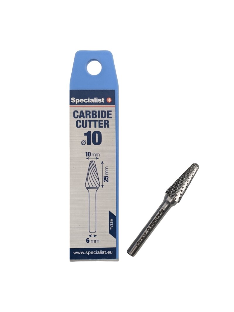 SPECIALIST+ kietmetalio freza KEL, 10x25x6 mm