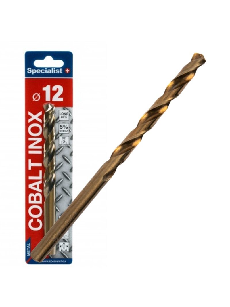 SPECIALIST+ metalo grąžtas COBALT, 12 mm SPECIALIST+ metalo grąžtas COBALT, 12 mm
