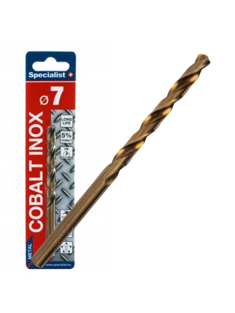 SPECIALIST+ metalo grąžtas COBALT, 7 mm SPECIALIST+ metalo grąžtas COBALT, 7 mm