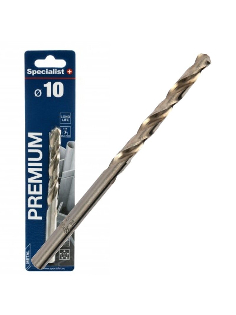 SPECIALIST+ metalo grąžtas PREMIUM, 10 mm SPECIALIST+ metalo grąžtas PREMIUM, 10 mm