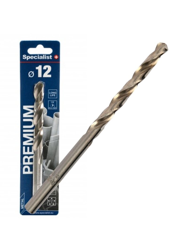 SPECIALIST+ metalo grąžtas PREMIUM, 12 mm SPECIALIST+ metalo grąžtas PREMIUM, 12 mm