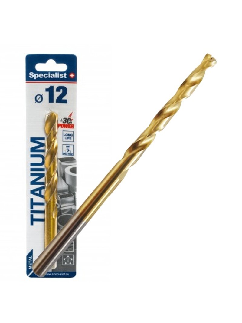 SPECIALIST+ metalo grąžtas TITAN, 12 mm SPECIALIST+ metalo grąžtas TITAN, 12 mm