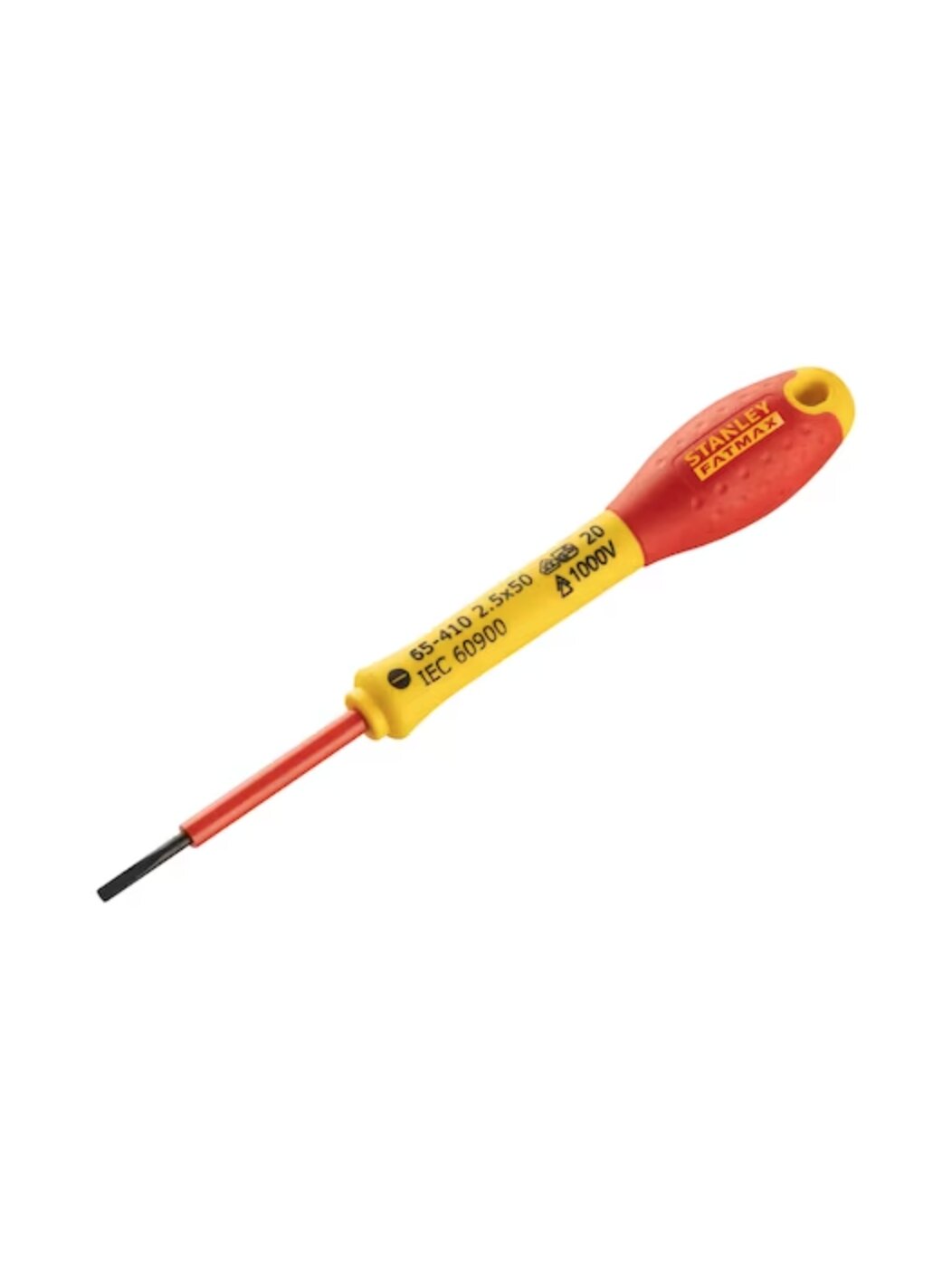 Stanley Fatmax el. atsuktuvas VDE 2,5x50 mm, 1000V (su blisteriu) Stanley Fatmax el. atsuktuvas VDE 2,5x50 mm, 1000V (su blisteriu)
