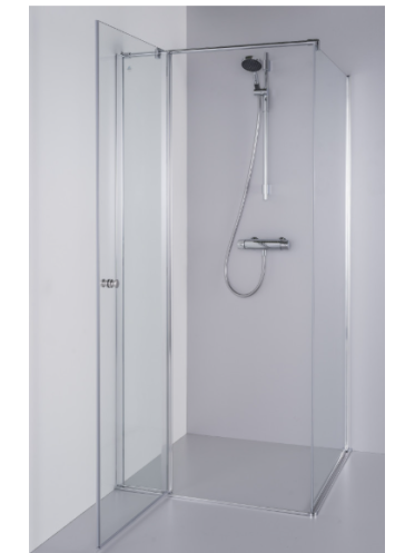Standartinė, kvadratinė dušo kabina KARINA 80x80x200 , skaidrus st., profilis RAL9005 juoda matinė spalva 5 Standartinė, kvadratinė dušo kabina KARINA 80x80x200 , skaidrus st., profilis RAL9005 juoda matinė spalva 5