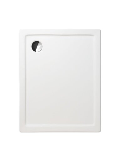 Stačiakampis dušo padėklas Roth Flat kvadro 140x80cm