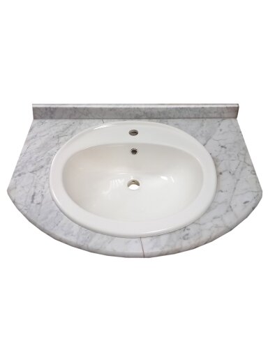 Stalviršis granito su praustuvu C0000812