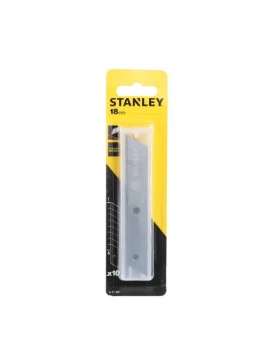 Stanley nulaužiamos geležtės 18 mm, 10 vnt.