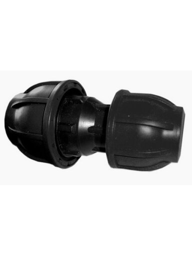 Sujungimas PE 32x25 redukuotas juodas
