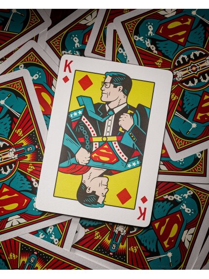 Superman žaidimo kortos Theory11 8 Superman žaidimo kortos Theory11 8