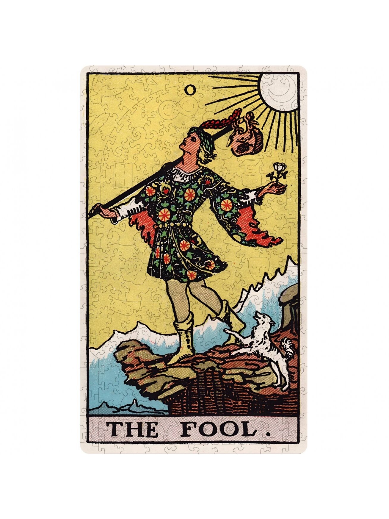 Tarot: The Fool (Rider-Waite) Dėlionė Iš Medžio (250 detalių) Fantasy Puzzles 1