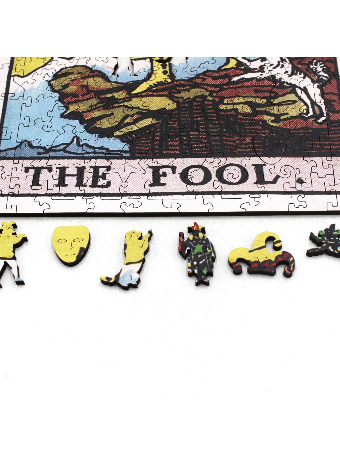 Tarot: The Fool (Rider-Waite) Dėlionė Iš Medžio (250 detalių) Fantasy Puzzles 6 Tarot: The Fool (Rider-Waite) Dėlionė Iš Medžio (250 detalių) Fantasy Puzzles 6