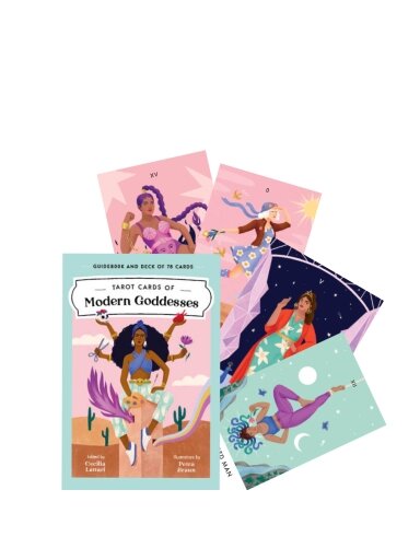 Tarot cards of Modern Goddesses kortos Rockpool