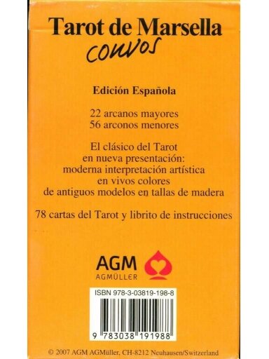 Tarot De Marsella Convos kortos Spanish Edition AGM