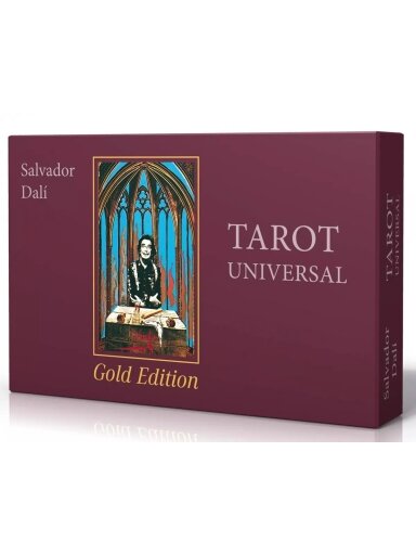 Tarot Universal Salvador Dali Gold edition taro kortos AGM