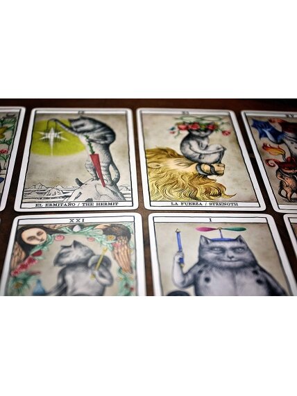 Tarot Cats kortos Fournier 4
