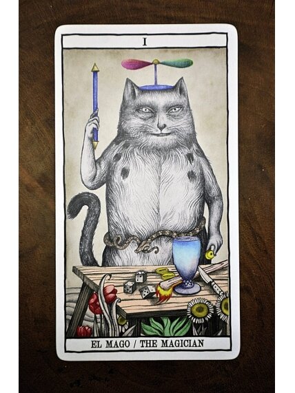 Tarot Cats kortos Fournier 9 Tarot Cats kortos Fournier 9