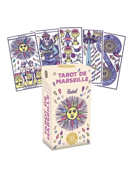 Tarot de Marseille Pastel taro kortos Dusserre by Cartamundi