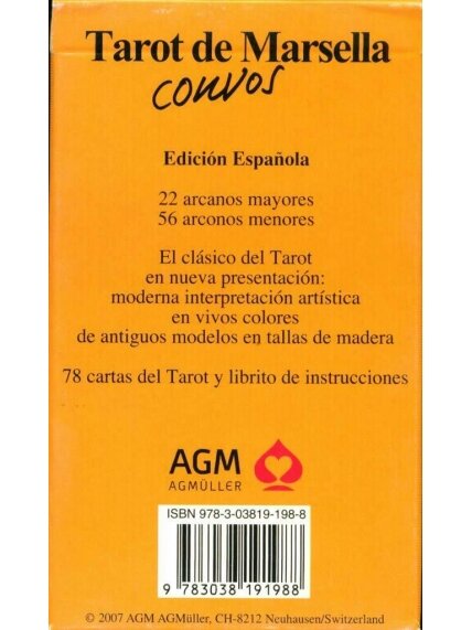 Tarot De Marsella Convos kortos Spanish Edition AGM 1