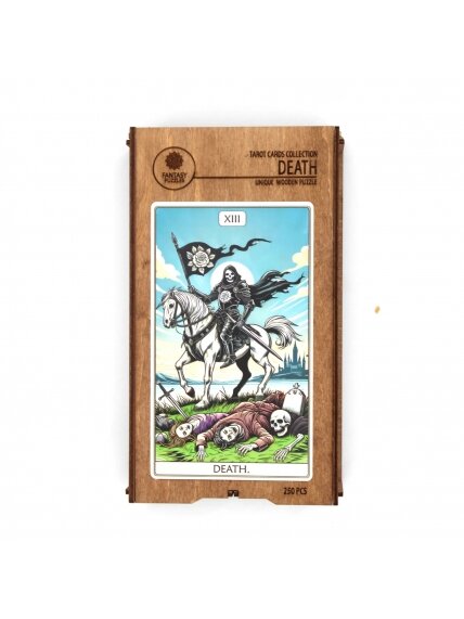 Tarot: The Death Dėlionė Iš Medžio (250 detalių) Fantasy Puzzles 3