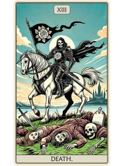 Tarot: The Death Dėlionė Iš Medžio (250 detalių) Fantasy Puzzles